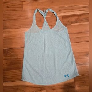 Light Cheetah Knot Back Tank